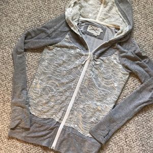 Evy’s Tree Hoodie with lace detail